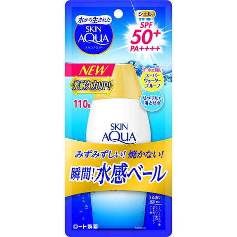 SKIN AQUA UV Super Moisture Gel Sunscreen Fragrance Free 110g SPF50+ / PA++++ Comfortable lotion gel UV that wont get sticky even in hot weather.
