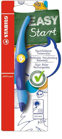 Stabilo EASYoriganl Rollerball Pen (Left-Handed), 0.5 mm - Dark Blue/Light Blue