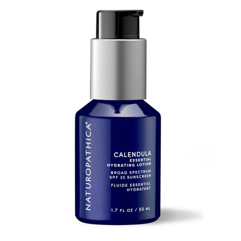 Naturopathica Calendula Essential Hydrating Lotion with SPF 30 Sunscreen, Daily Facial Moisturizer for All Skin Types, 1.7 fl oz (50 ml)