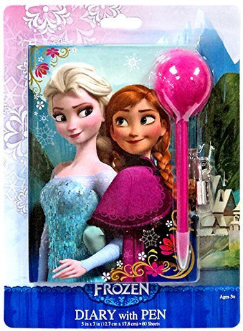 Disney Frozen Diary & Pen Set Anna & Elsa