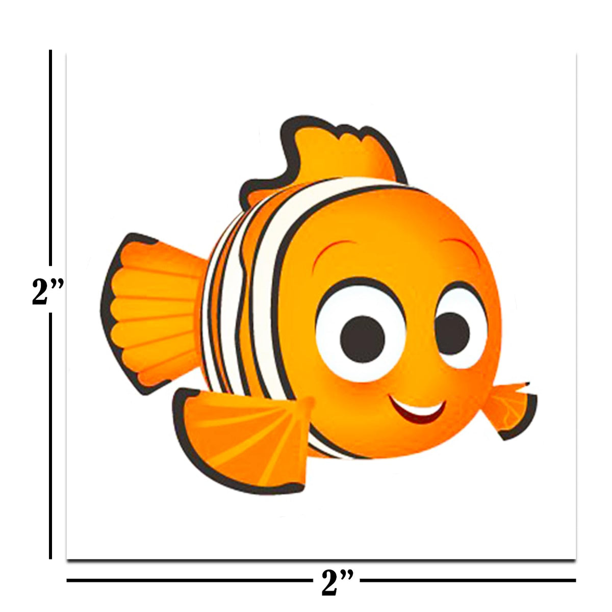 Disney Finding Nemo Tattoos Party Favors Bundle ~ 72 Perforated Individual 2" x 2" Finding Dory Temporary Tattoos for Kids Boys Girls (Finding Nemo Party Supplies)