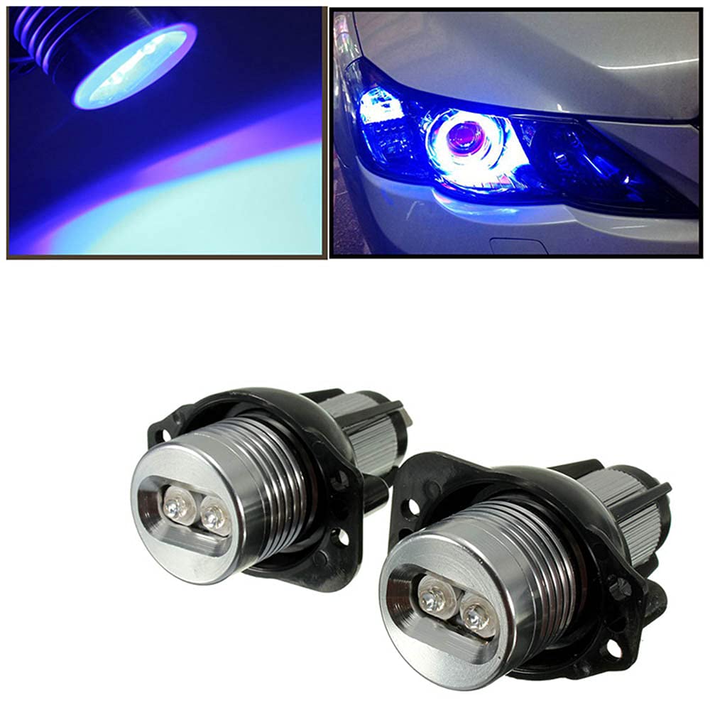 Angel Eyes Halo Ring LED Marker Light Bulb Lamp for BMW 3 Series E90 E912006-2008 2pcs 6W Blue Angel Eyes LED Marker HALO Ring Light Bulb