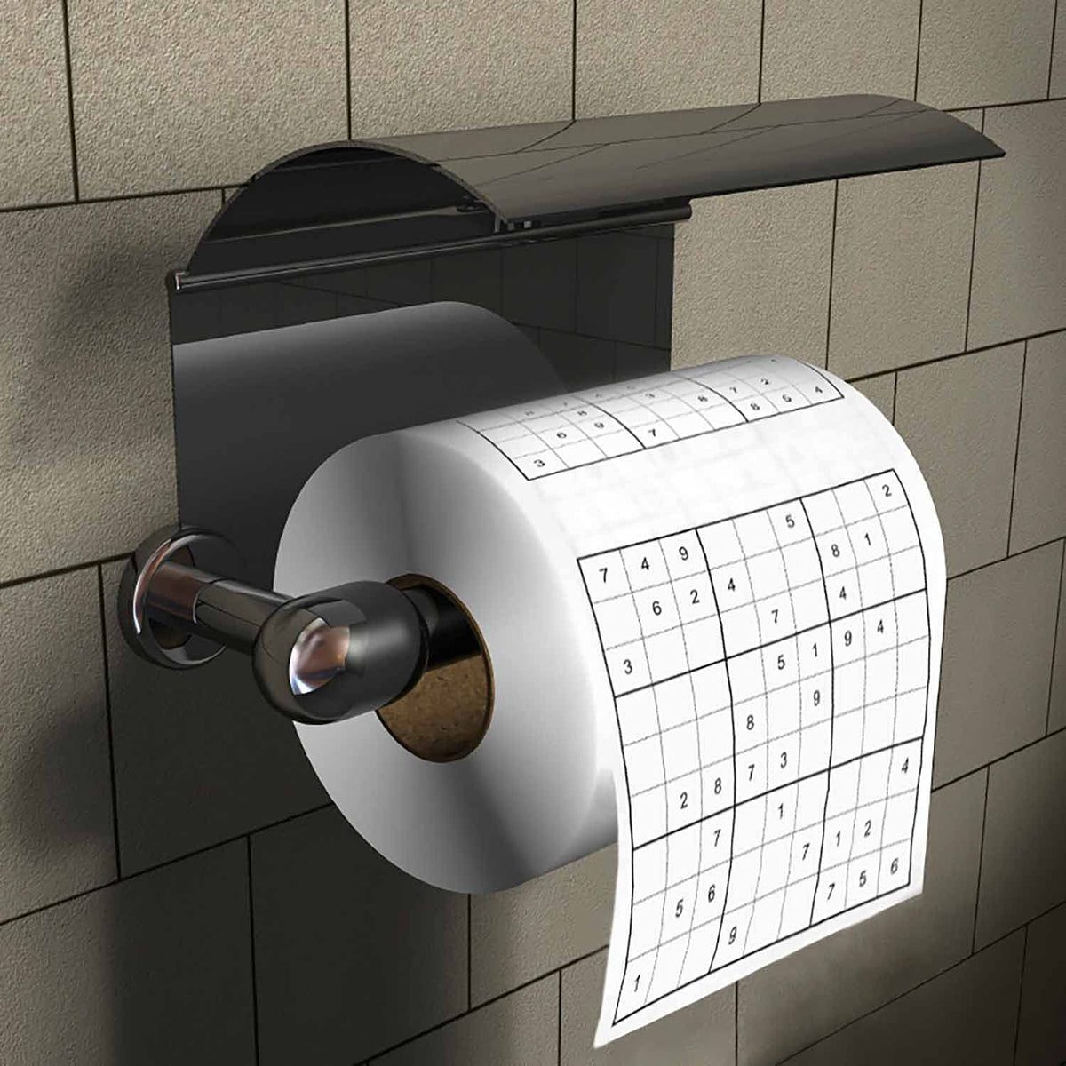 Bunkerbound Novelty Sudoku Toilet Roll