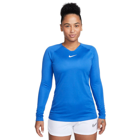 NIKE AV2610-463 Dri-FIT Park First Layer T-Shirt Women's Royal Blue/White Size L