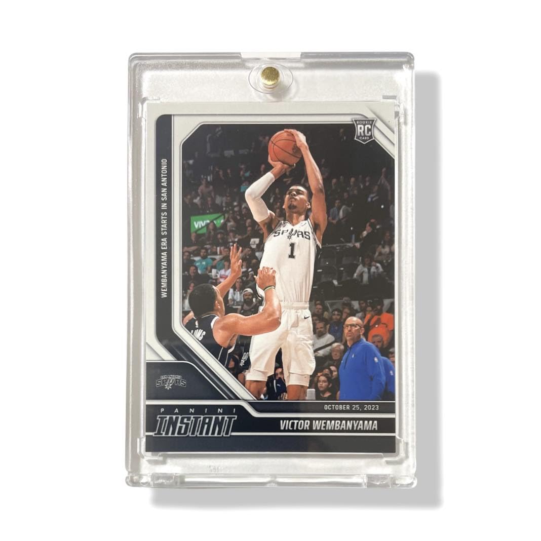 Authentic 2023 Victor WEMBANYAMA PANINI Instant Debut ERA Starts # 5 Rookie RC