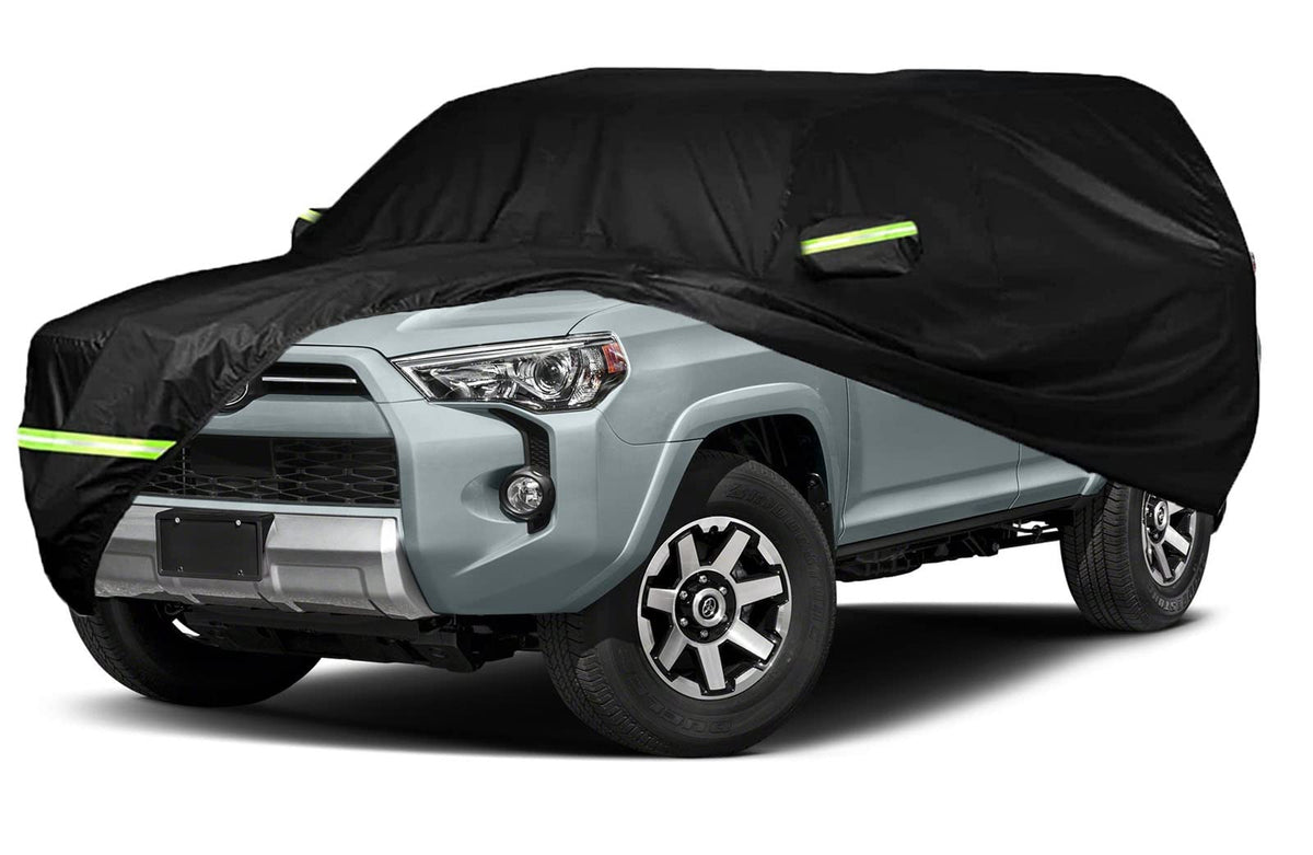 Car Cover Waterproof for 1984-2022 Toyota 4Runner, 210T 6 Layers Custom-Fit Outdoor Indoor Full Car Covers with Door Zipper for Snow Rain Dust Hail UV Protection