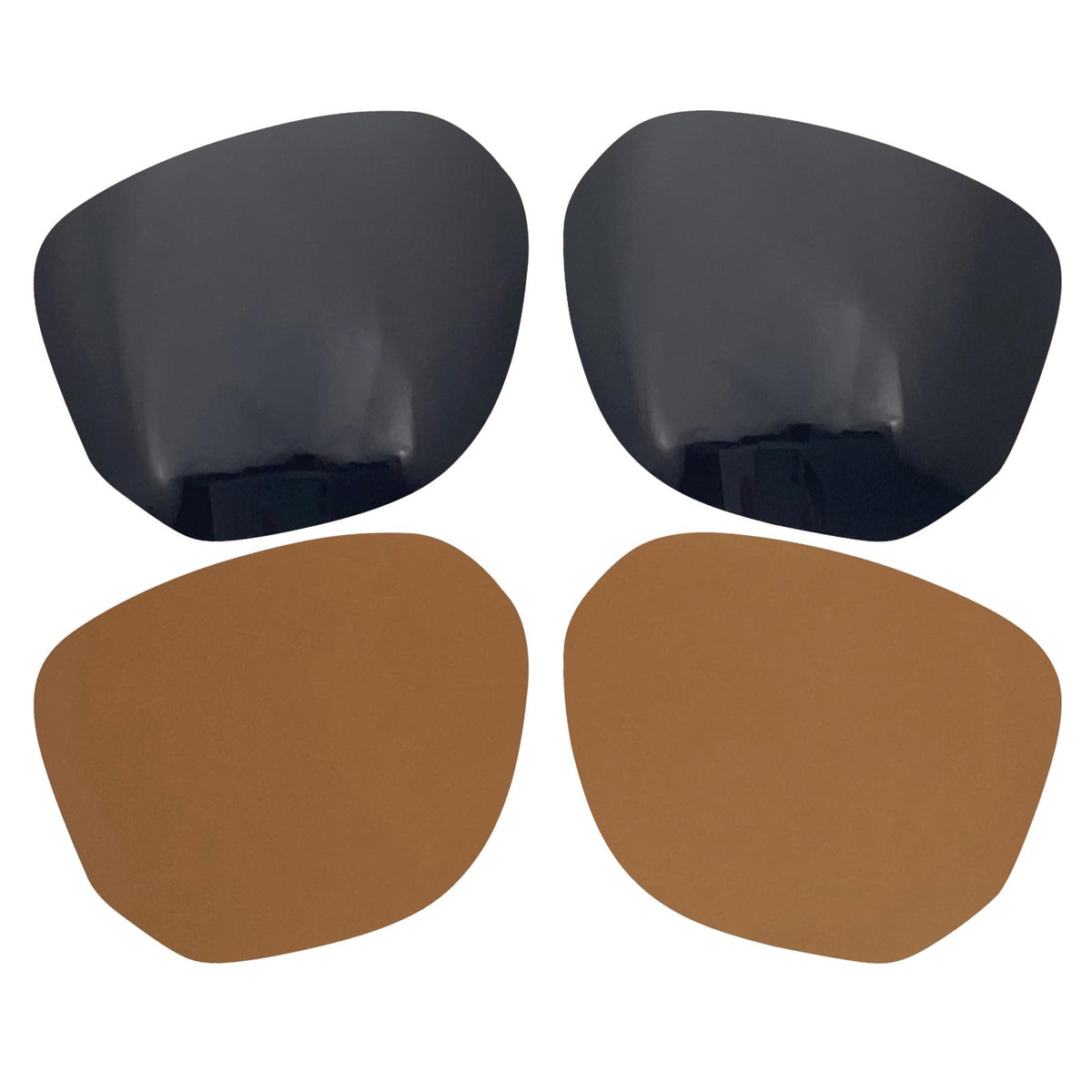 xyqrenrr replacement lenses for Oakley Oo9436 Latch Beta Square Sunglass (black+brown)