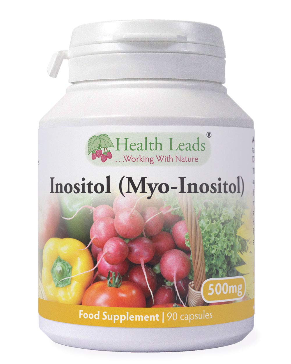 Inositol (Myo-Inositol) 500mg x 90 Capsules