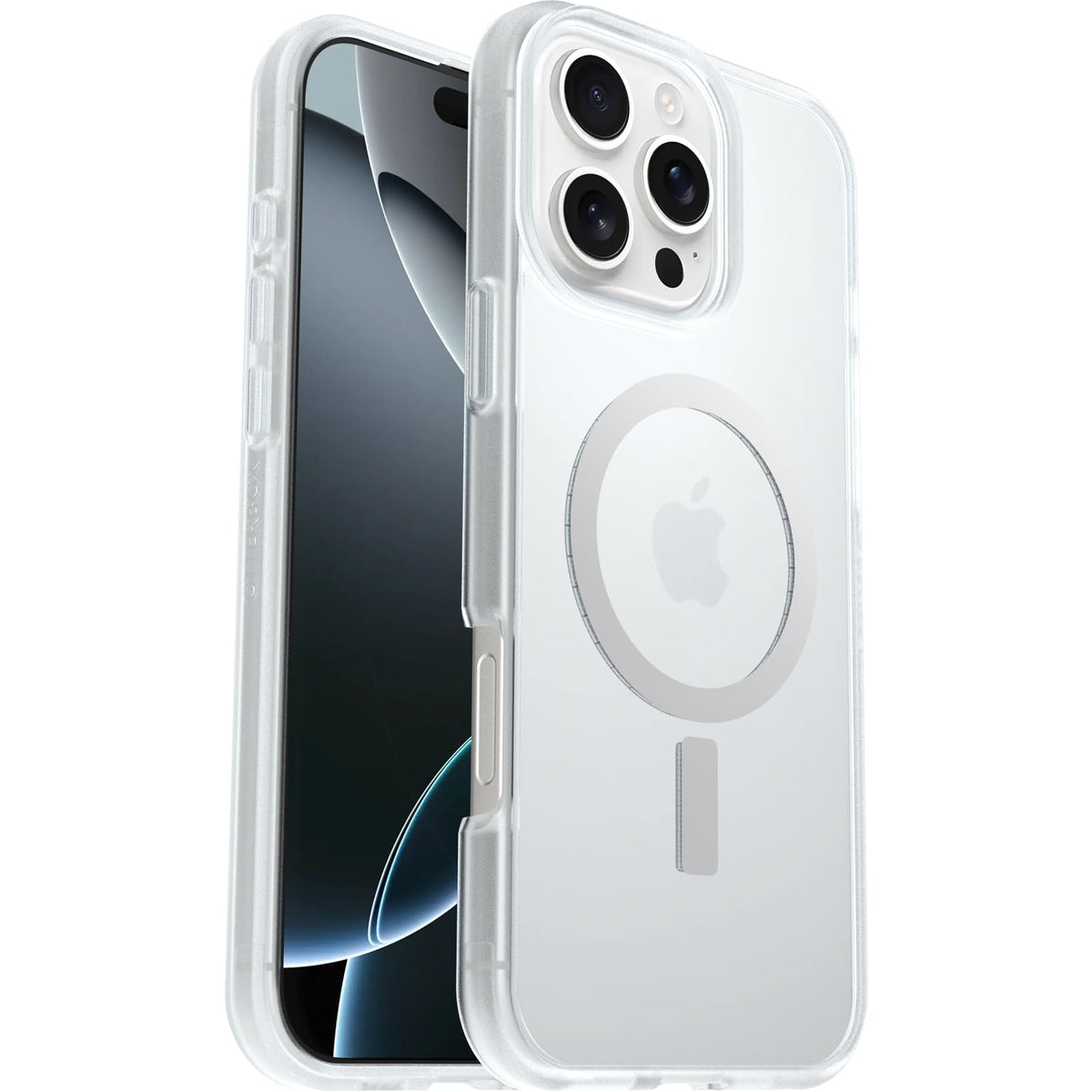 OtterBox Sleek Series MagSafe Case for iPhone 16 Pro Max, Shockproof, Drop proof, Ultra-Slim, Protective Thin Case, Tested to Military Standard, Clear, Non-Retail Packaging