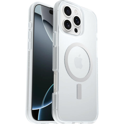 OtterBox Sleek Series MagSafe Case for iPhone 16 Pro Max, Shockproof, Drop proof, Ultra-Slim, Protective Thin Case, Tested to Military Standard, Clear, Non-Retail Packaging