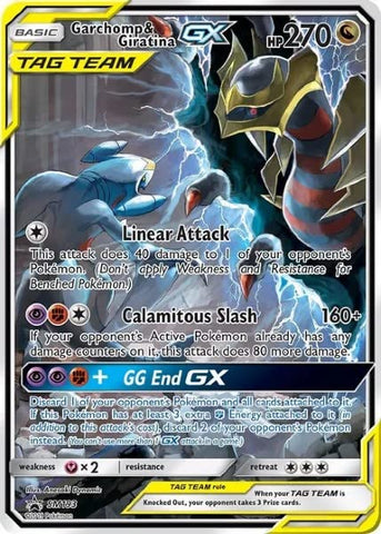 Pokemon - Garchomp & Giratina GX - SM193 - Tag Team Black Star Promo Card