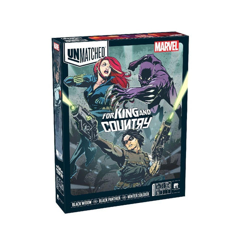 Iello, Unmatched Marvel: For King and Country, Board Game, Ages 14+, 2-3 Players, 20-40 Minutes Playing Time