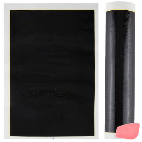 AMIJOUX 2Pcs Laser Engraving Marking Paper, Black Laser Engraving Paper for Fiber Laser Engraver, Laser Printing Papers for Engrave on Metal, Glass, Ceramics