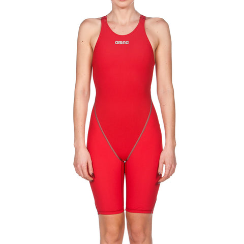 ARENA Women's Powerskin ST 2.0 Open Back Racing Swimsuit, Red, 28