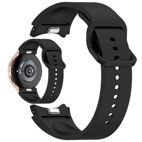 LOKEKE Compatible with Samsung Galaxy Watch 7 Replacement Band - Replacement Silicone Wrist Watch Band Strap Compatible with Samsung Galaxy Watch 7 (Black)