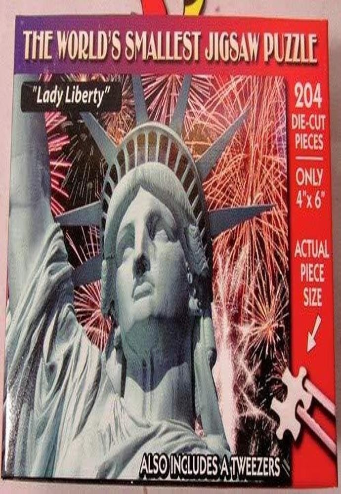 WorldÃƒÂ¢Ã¢â€šÂ¬Ã¢â€žÂ¢s Smallest Jigsaw Puzzle - Lady Liberty