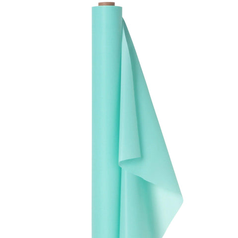 Amscan Robin's Egg Blue Plastic Table Roll - 40" x 100' (1 Pc.) - Vibrant & Event Essential, Perfect for Parties, Weddings, & Special Occasions