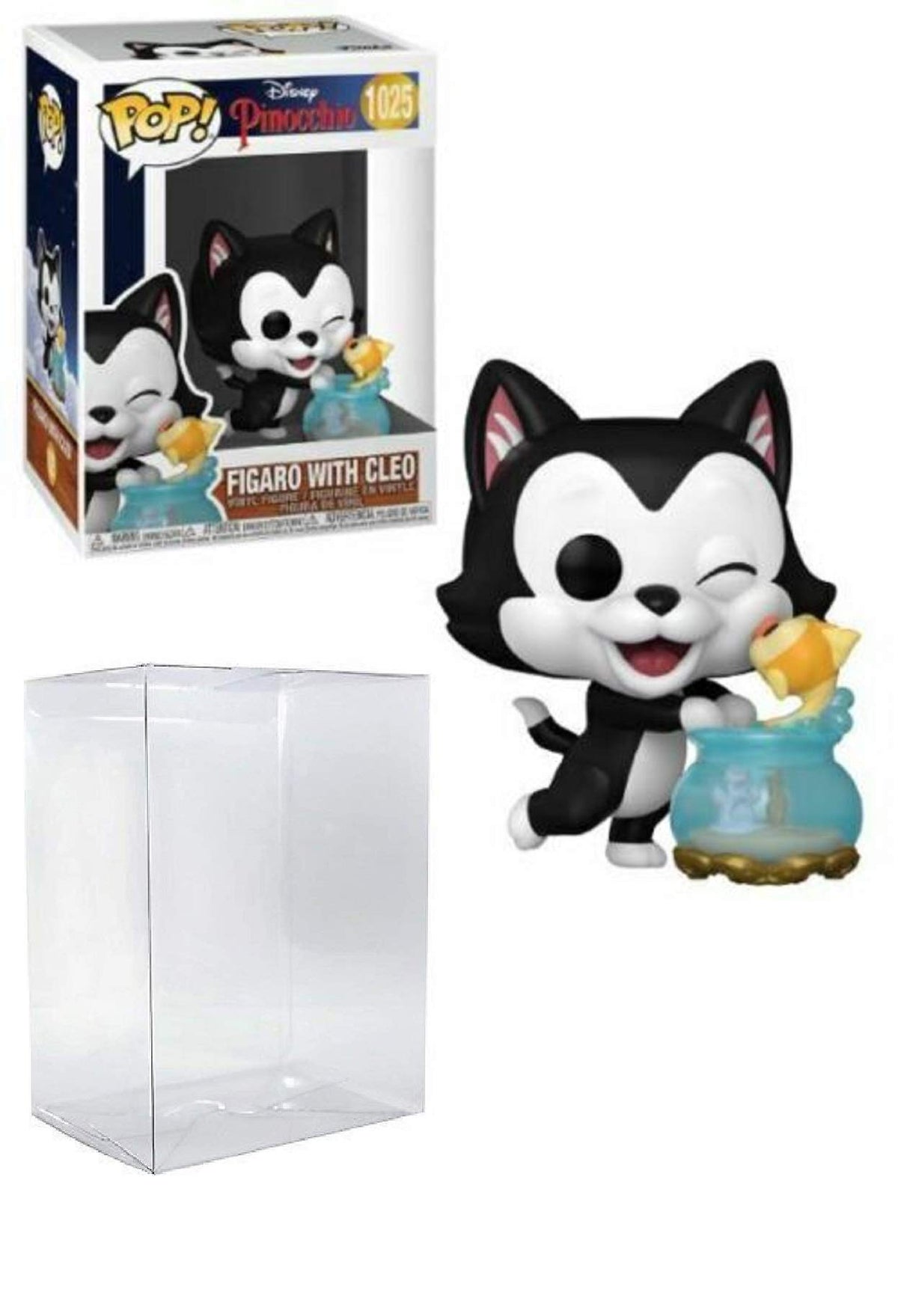 Figaro with Cleo Pop #1025 Disney Pinocchio Vinyl Figure (Bundled with EcoTek Protector to Protect Display Box)