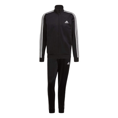 adidas Men's M 3s Tt Tracksuit, BLACK/WHITE, 42 UK