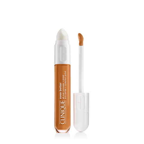 Clinique Even Better All-Over Full Coverage Concealer + Eraser For Dark Circles | Hydrating, Brightening + Depuffing, Golden