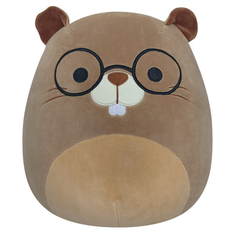 Squishmallows Original 14-Inch Chip Brown Beaver with Glasses - Large Ultrasoft Official Jazwares Plush