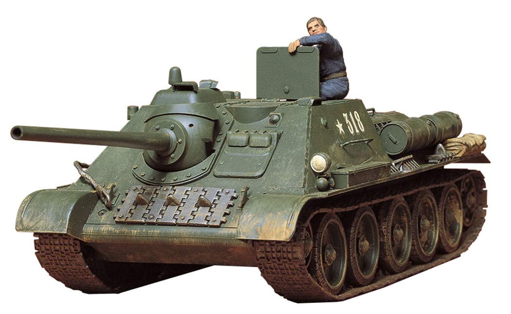 TAMIYA 35072 - 1:35 Russian Hunting Tank SU-85 (1), Model Building, Plastic kit, Hobby, Crafts, Gluing, Model kit, Model, Assembly