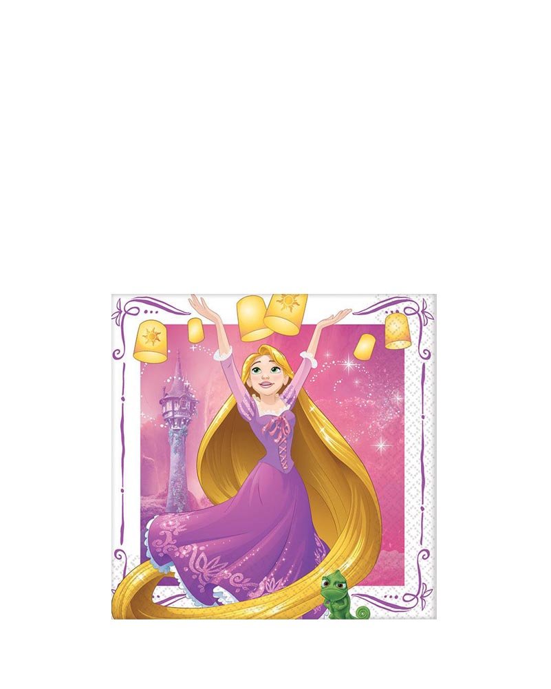 Tangled Beverage Napkins (16 Count)