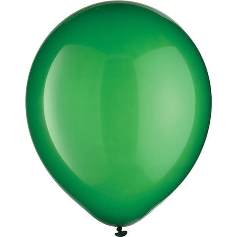 Solid Festive Green Latex Balloons - 12'', 72 Pieces - Perfect for Birthdays, Anniversaries, Bridal Showers & Parties