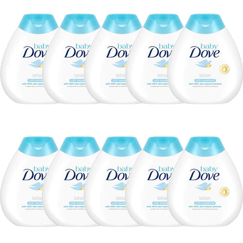 10 x 200ml Baby Rich Moisture Lotion Soft Body Cream
