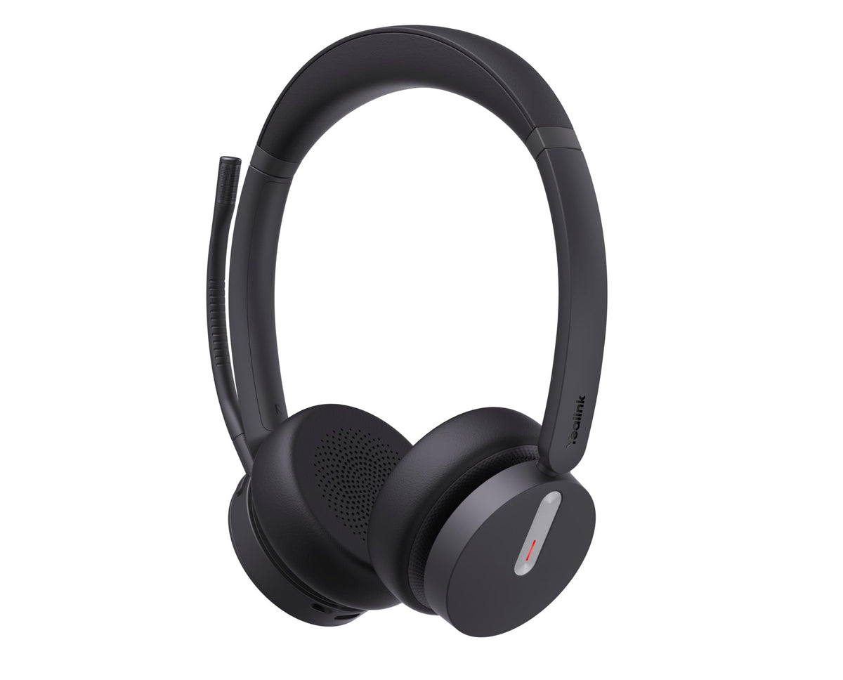 Yealink WH64 Hybrid Dual UC Headset with Dongle - Hybrid Technology, Universal Compatibility, Two Ear Design, Noise Cancellation, USB