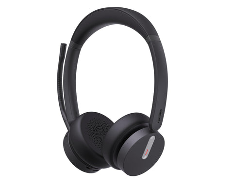 Yealink WH64 Hybrid Dual UC Headset with Dongle - Hybrid Technology, Universal Compatibility, Two Ear Design, Noise Cancellation, USB