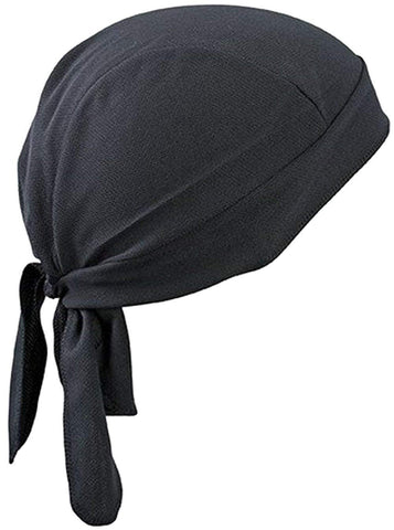 Sports Pirate Headwear Plain Thin Fast dry Breathable Cycling Bandana Cap Sun Protection Headband Head Wrap Beanie for Women Men Biking Motorcycling Riding, Black