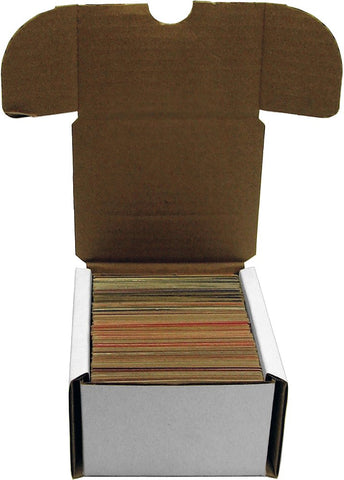 BCW 200 Count (Bundle of 50) Corrugated Cardboard Storage Box - Baseball, Football, Basketball, Hockey, Nascar, Sportscards, Gaming & Trading Cards Collecting Supplies