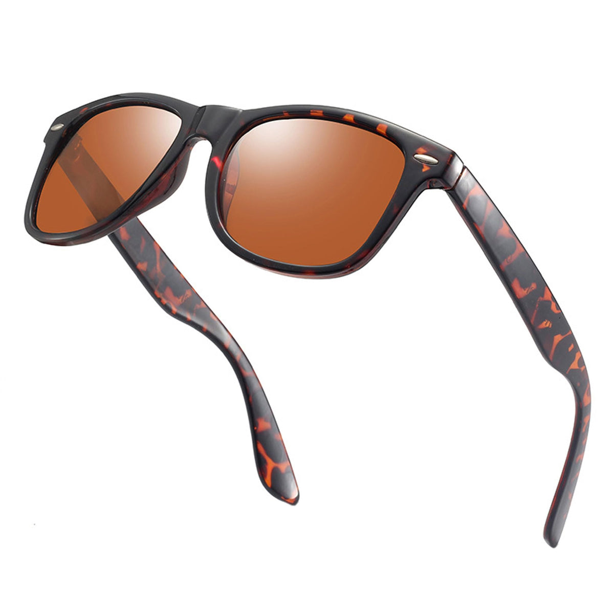 Legou Polarized sunglasses a variety of colors sunglasses for men and women Brown frame brown one size