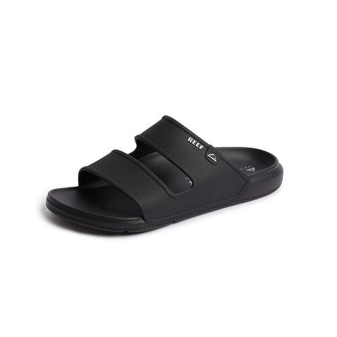 Reef Men's Oasis Double Up Slide Sandal, Black, 7.5
