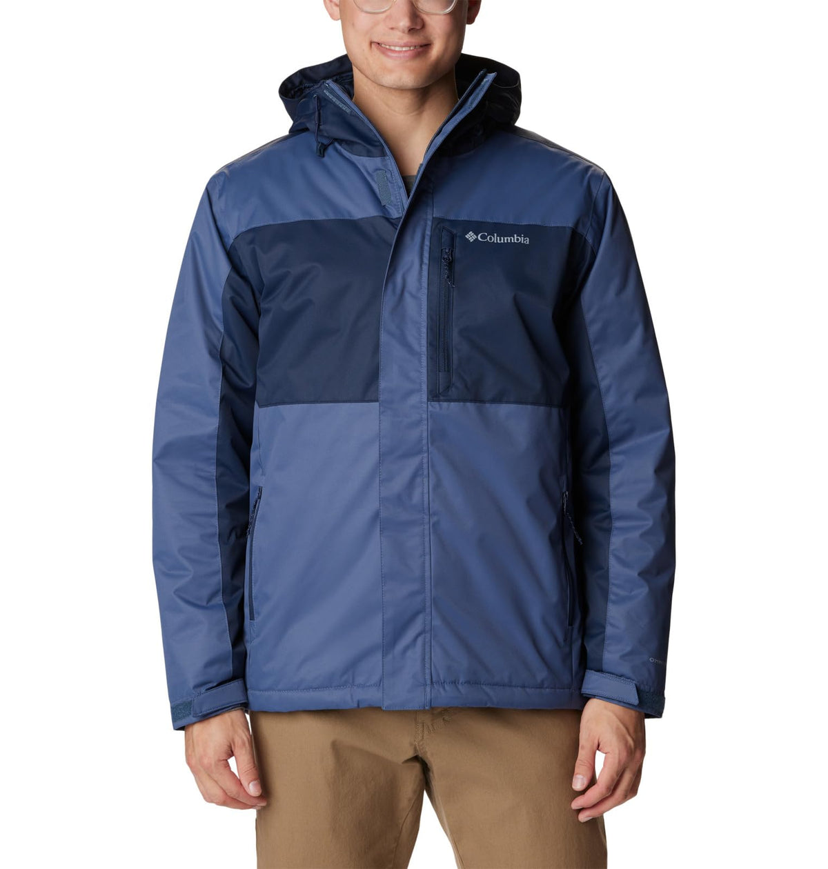 Columbia Men's Tipton Peak II Insulated Jacket, Dark Mountain/Collegiate Navy, X-Large