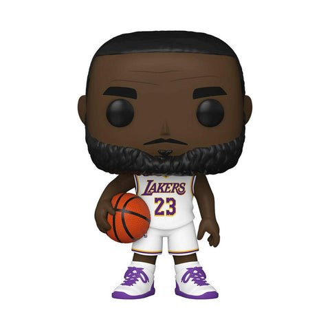 Lebron James Los Angeles Alternate Jersey #90 Pop Sports NBA Action Figure (Bundled with Pop Protector to Protect Display Box)