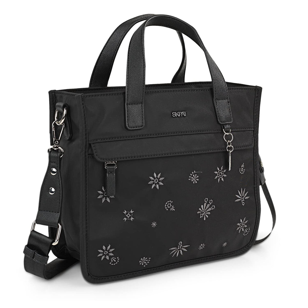 SKPAT - Handbags for Women - Ladies Handbags PU Soft Leather - Elegant Womens Handbag Multiposition - Ladies Bags with Adjustable Shoulder Strap - Handbag Brand by, Black