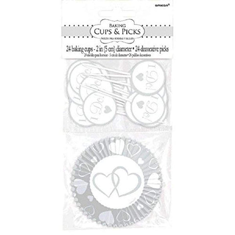 Baking Cups & Cake Picks Package | Wedding and Engagement Party