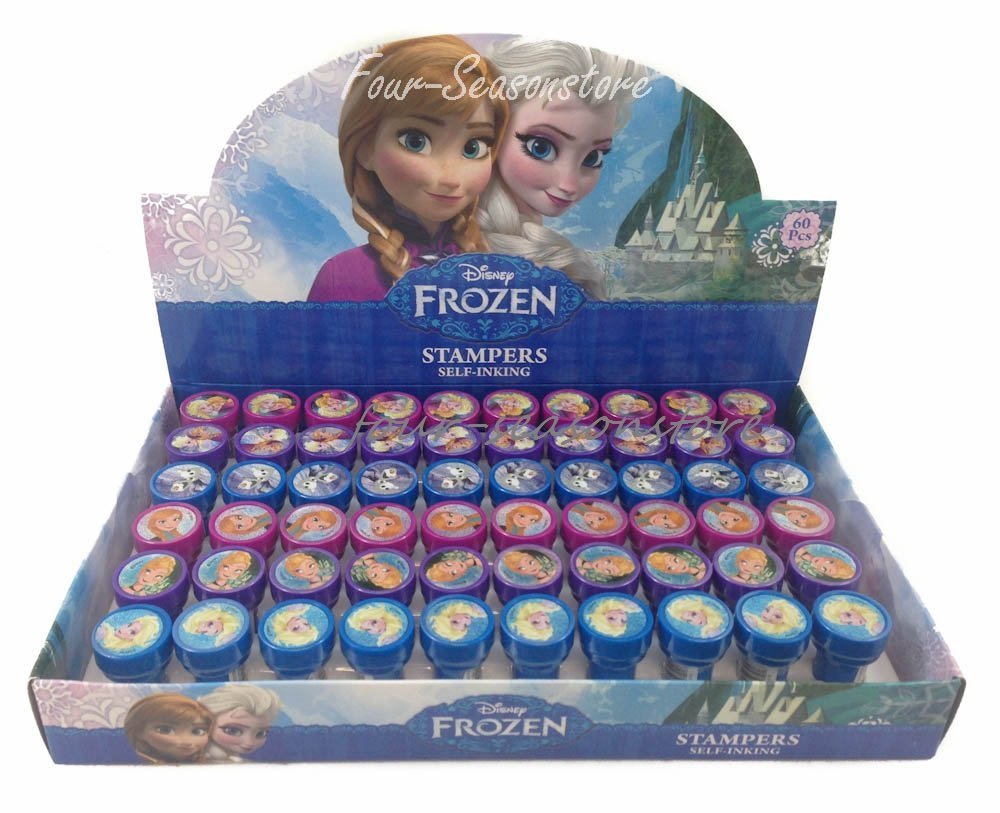 Disney Frozen Anna Elsa Olaf 30x Stampers Self-Inking Birthday Party Favors