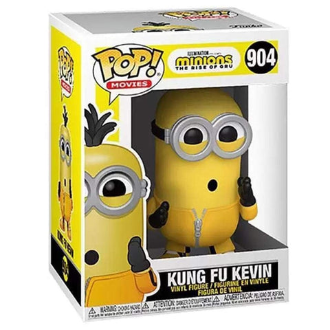 Funko Pop! Movies: Minions: The Rise of Gru - Kung Fu Kevin, Multicolor, 3.75 inches