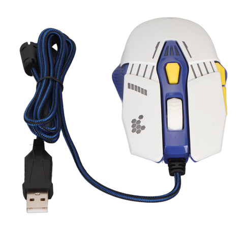 gernie Prime Gaming Mouse Wired with RGB Lights Cable Play Innovative Games Enhanced Game Performance Mice Infused Program Modes 7200 4800 2400 1200 for Gaming Mice Pad Included Fun