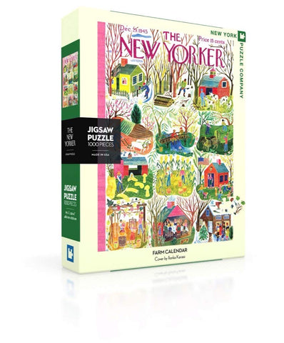 Farm Calendar 1000-Piece Puzzle