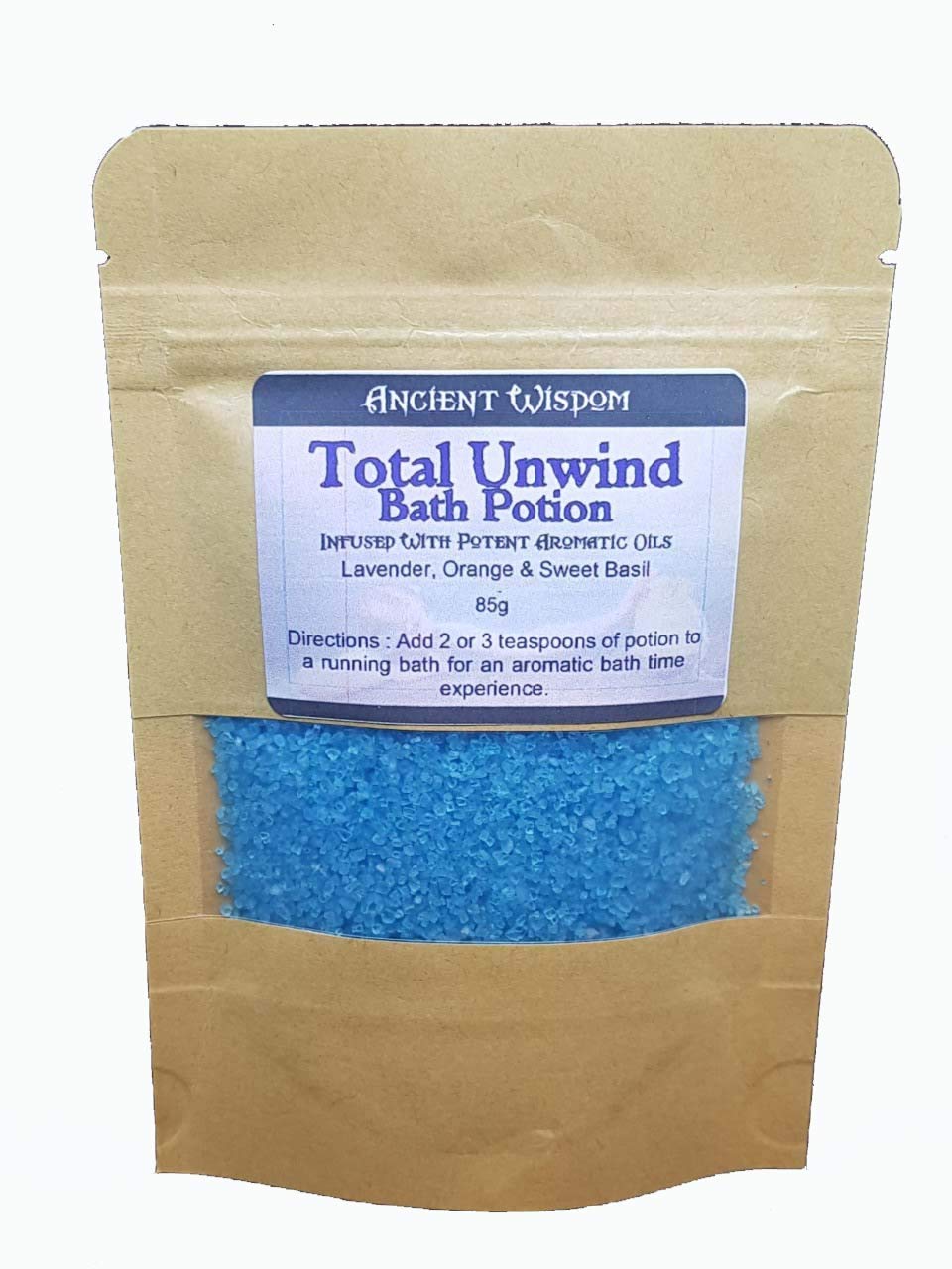 Bath Potion, Aromatherapy Bath Potion, Aromatherapy Bath Salts (Total Unwind, 85g)