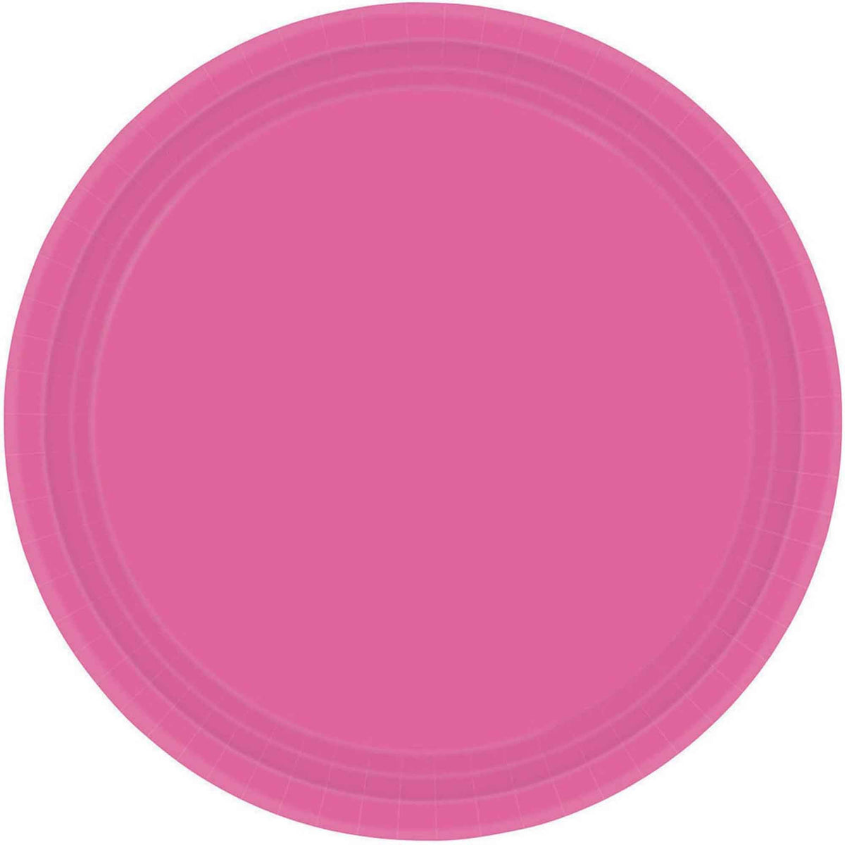 Amscan Bright Pink Paper Plates, 9" 8ct