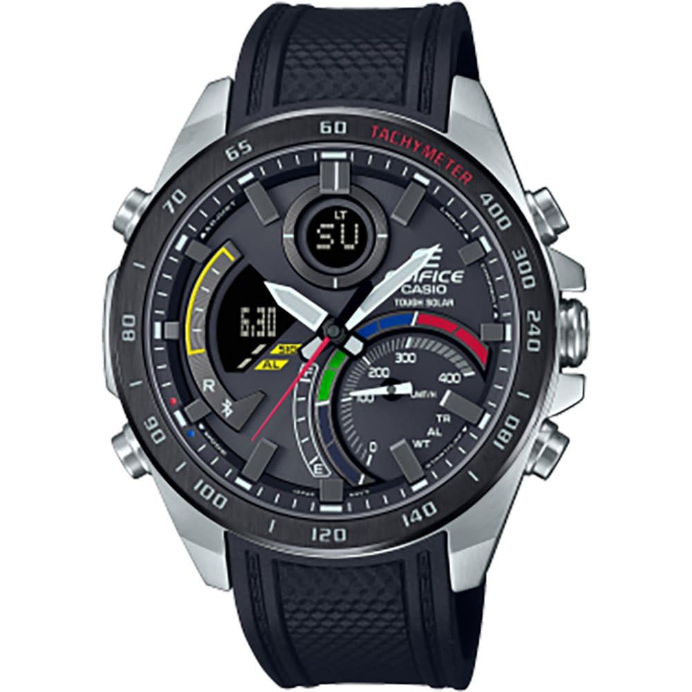 Casio Men Analogue-Digital Quartz Watch with Plastic Strap ECB-900MP-1AEF