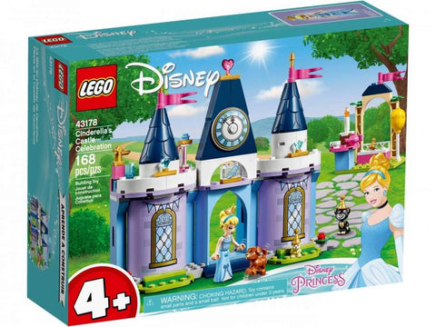 LEGO Disney CinderellaÃƒÆ’Ã†â€™Ãƒâ€šÃ‚Â¢ÃƒÆ’Ã‚Â¢ÃƒÂ¢Ã¢â€šÂ¬Ã…Â¡Ãƒâ€šÃ‚Â¬ÃƒÆ’Ã‚Â¢ÃƒÂ¢Ã¢â€šÂ¬Ã…Â¾Ãƒâ€šÃ‚Â¢s Castle Celebration 43178 Creative Building Kit, New 2020 (168 Pieces)
