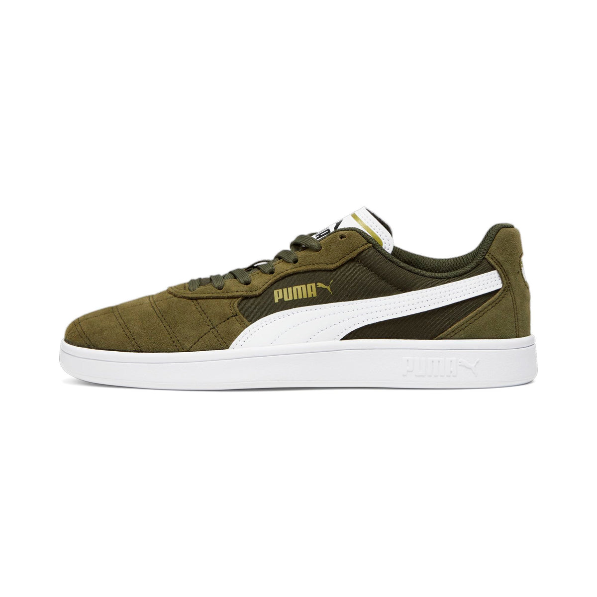 PUMA Unisex Astro Kick Trainers, Forest Night White Team Gold, 7 US Men