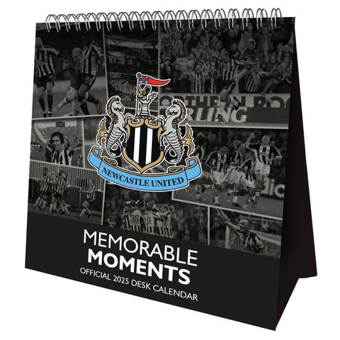 2025 Calendar Newcastle United FC Month to View Football Desk Easel Official Product