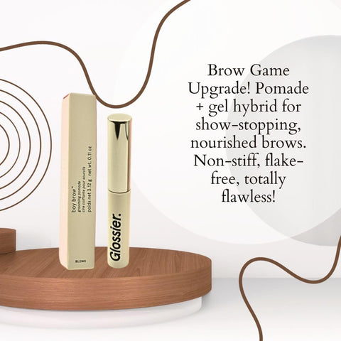 Glossier Boy Brow Volumizing Eyebrow Gel-Pomade - Blond - Light-Medium Blond